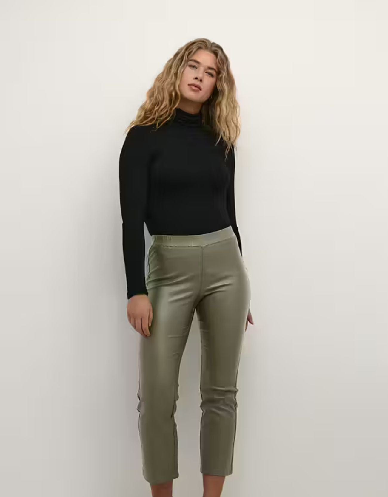 Kaffe Ada Crop Jeggings FOREST NIGHT – Lolly's Fashion Lounge